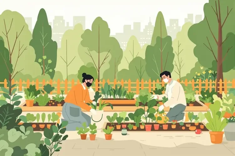 社区共享菜园开园,邻里关系因种菜热络起来 - 黑料网站 社区共享菜园开园,邻里关系因种菜热络起来